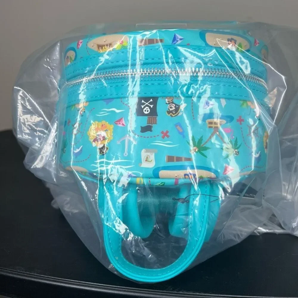 NEW Loungefly Pirate Mickey and Friends AOP Mini Backpack 2